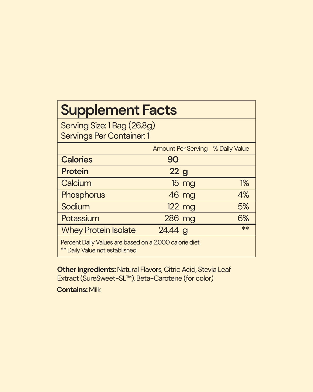 Mini Passion Fruit Jasmine Green Tea Clear Protein