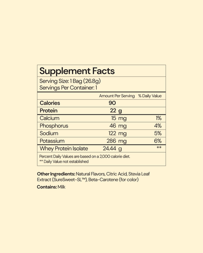 Mini Passion Fruit Jasmine Green Tea Clear Protein